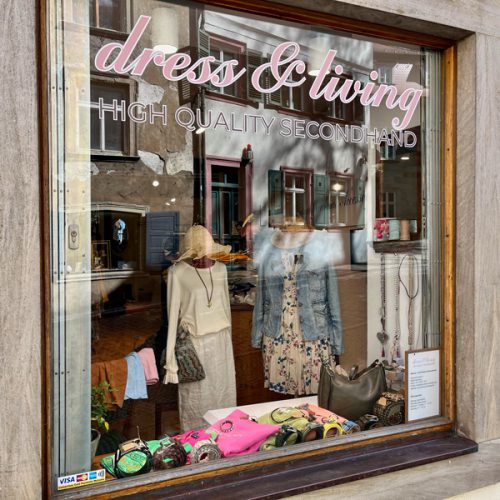 Marken-Secondhand-Schaufenster